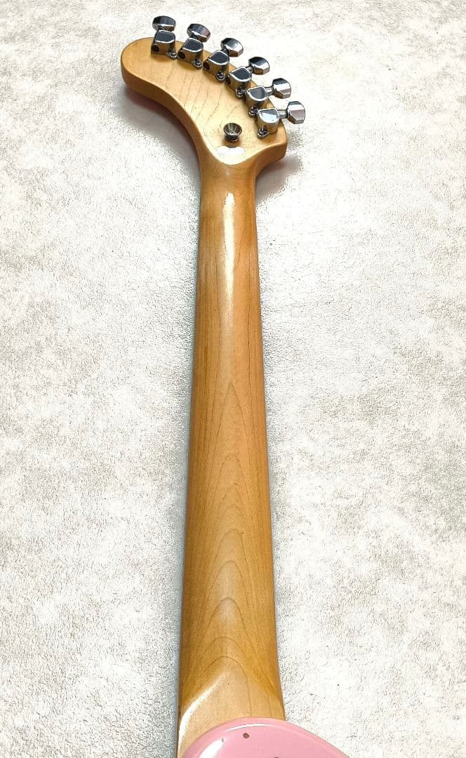 【美品】ZO-3 ピンク アンプ内蔵ミニギター 専用ケース付 ぞーさん