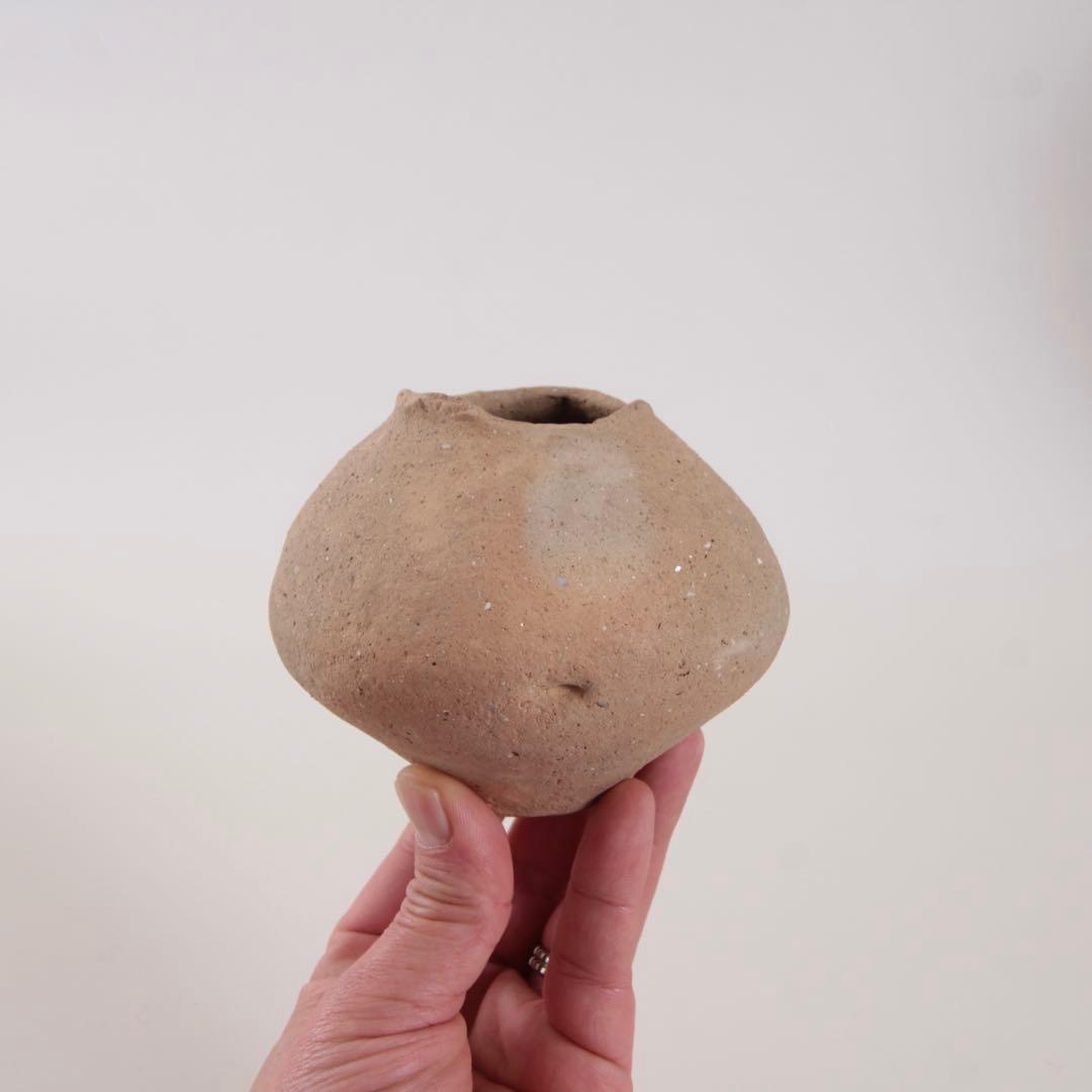 弥生式土器 矢作川出土品 壺 古美術 古道具 アンティーク 算盤型