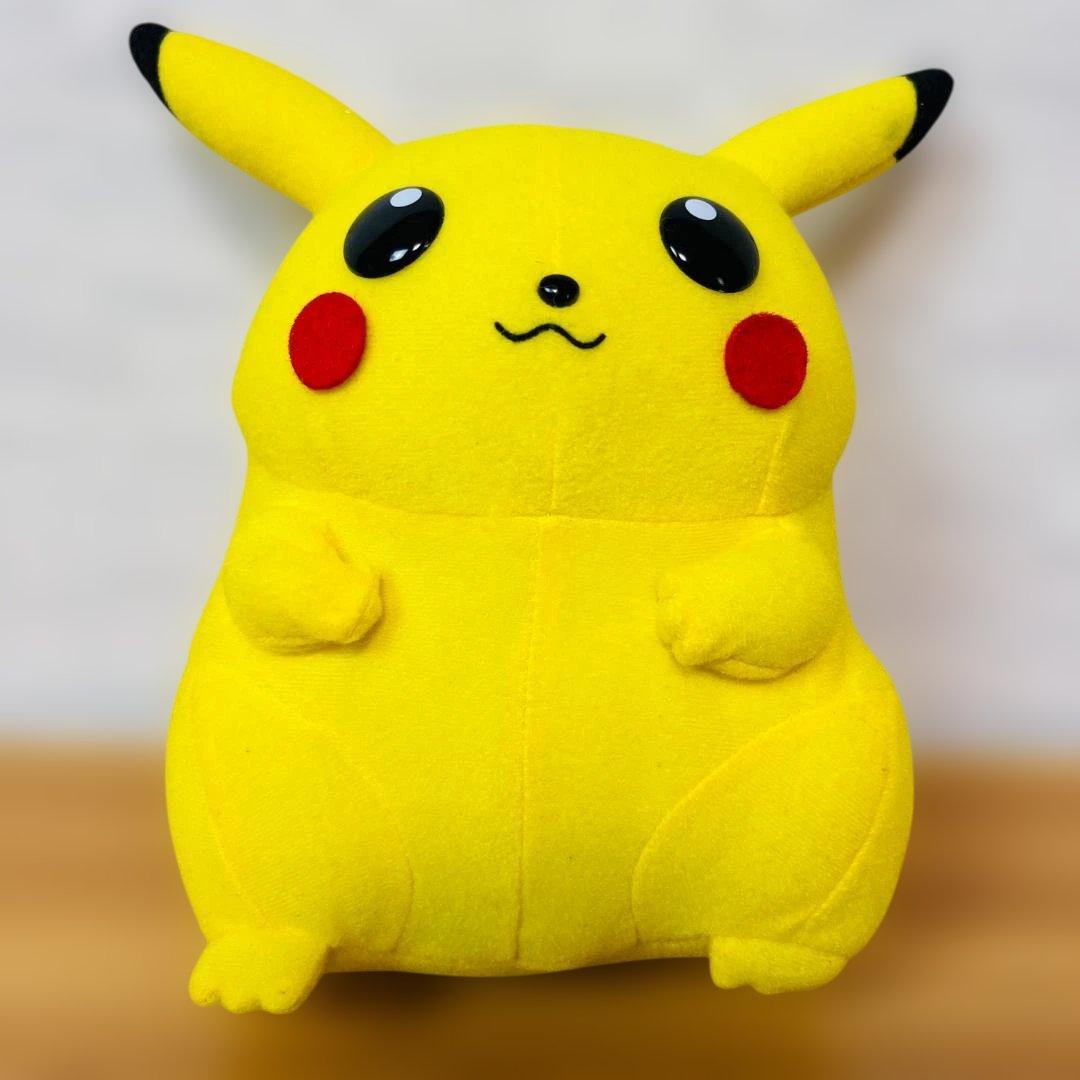 【当時物】TOMY ポケモン 90年代 ピカチュウ 等身大ぬいぐるみ ＋ おまけ