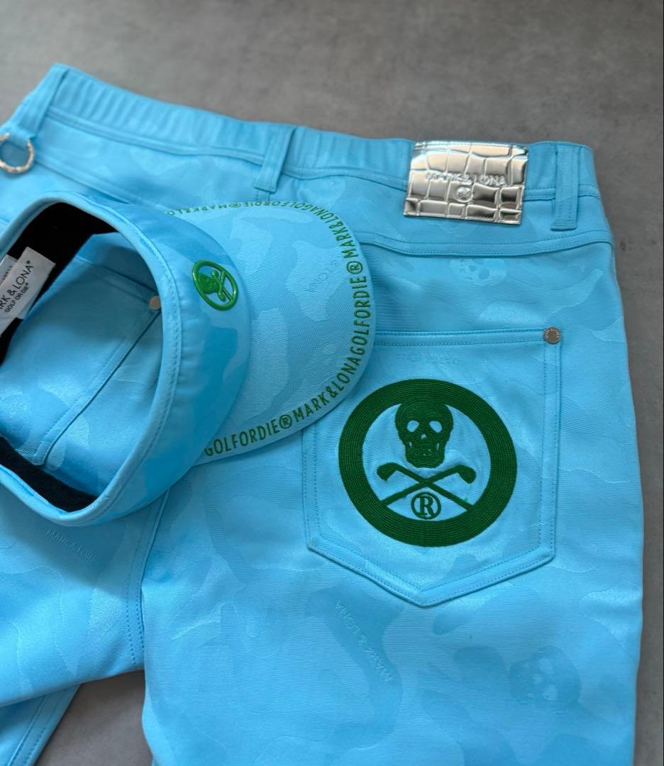 美品 ★ MARK&LONA ショートパンツ バイザー ショーツ マーク&ロナ