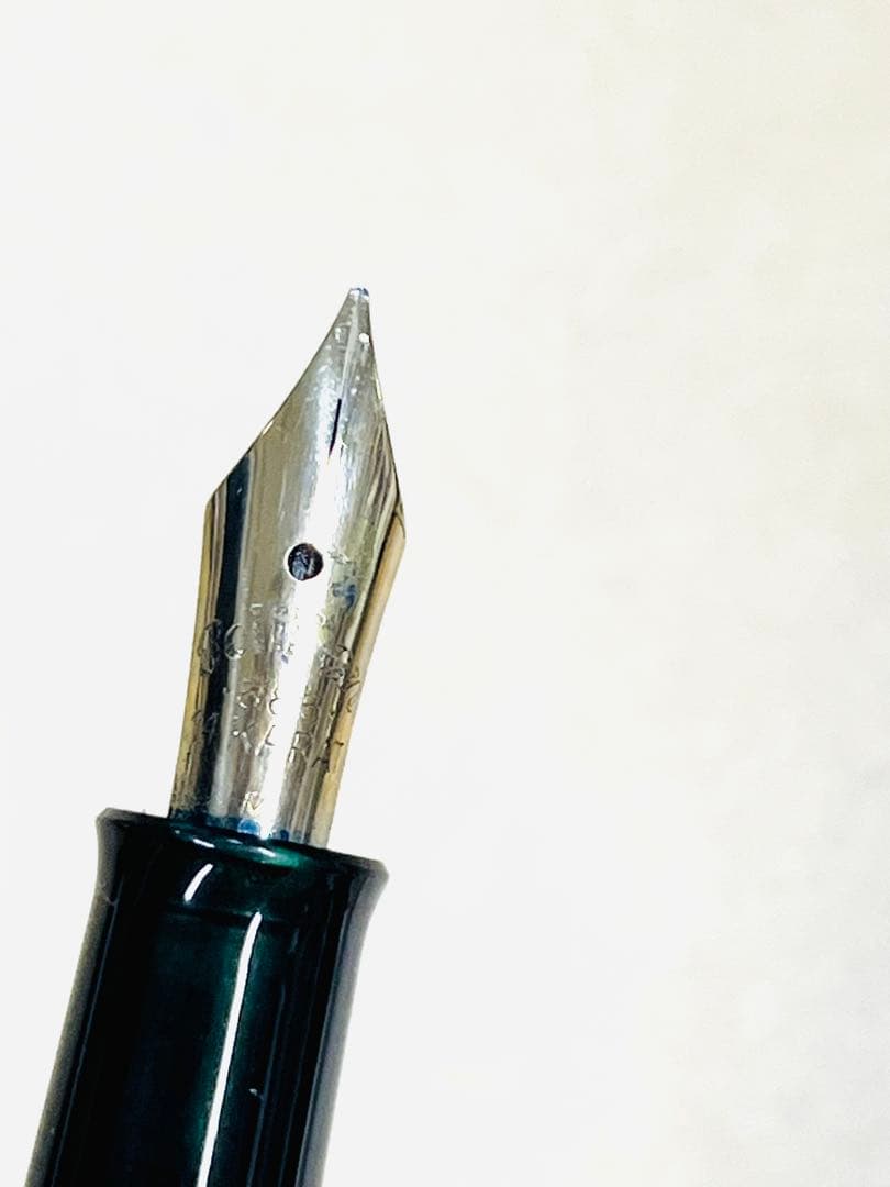 最後の値下 万年筆 ペリカン 100N グリーン pelikan 字幅BB