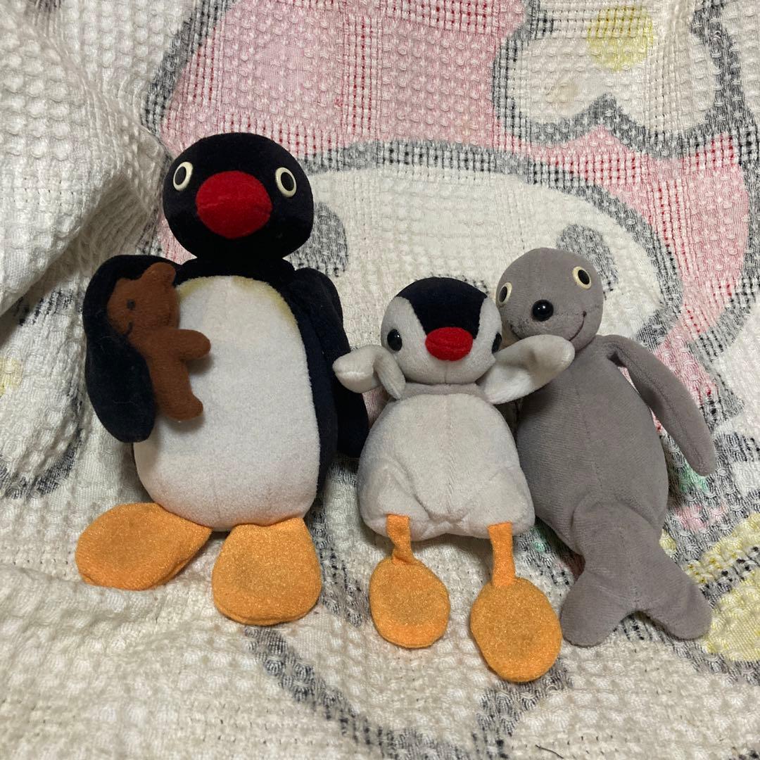 ピングー　ソニー　正規品　ぬいぐるみ　3コセット　中古品