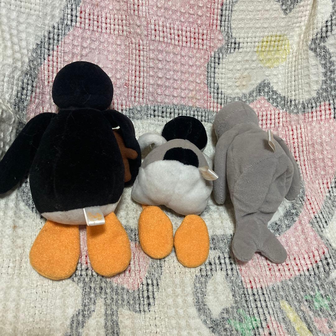 ピングー　ソニー　正規品　ぬいぐるみ　3コセット　中古品
