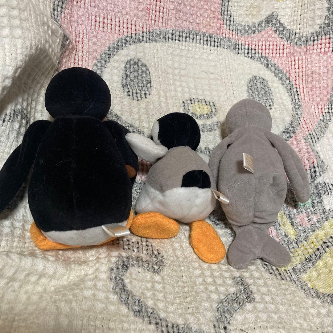 ピングー　ソニー　正規品　ぬいぐるみ　3コセット　中古品