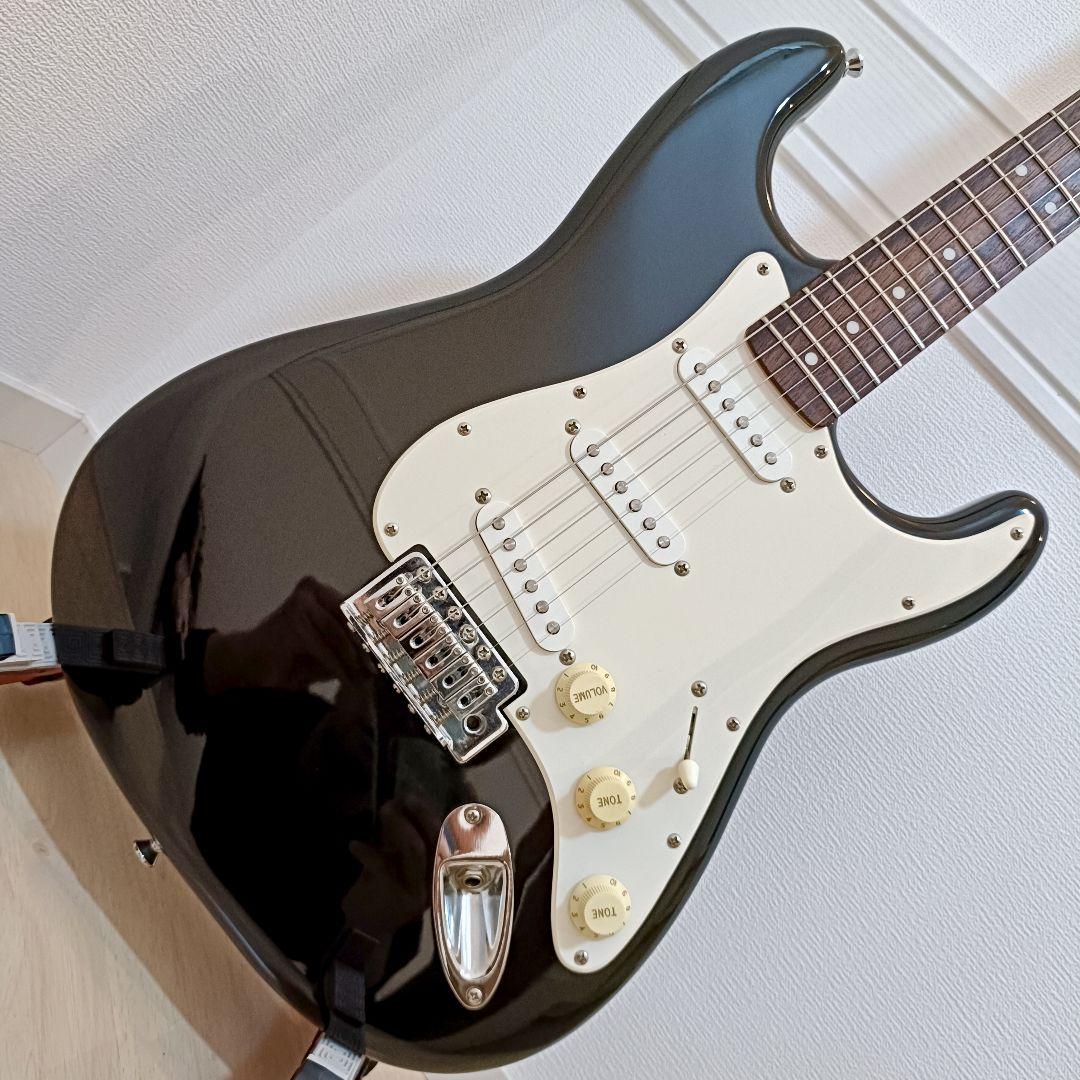 【メンテ済】Squier ストラトキャスター エレキギター本体 ブラック