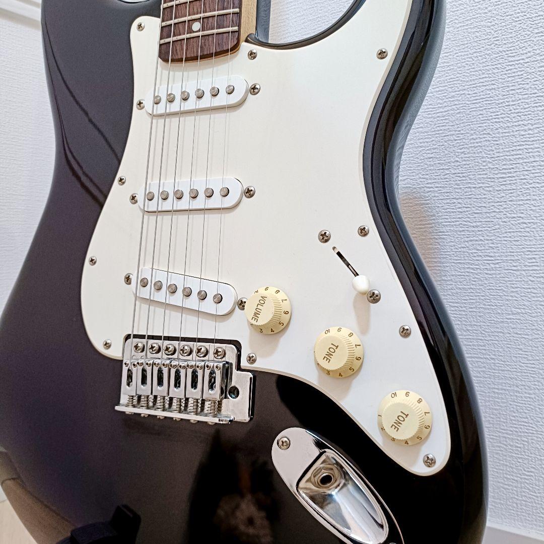 【メンテ済】Squier ストラトキャスター エレキギター本体 ブラック