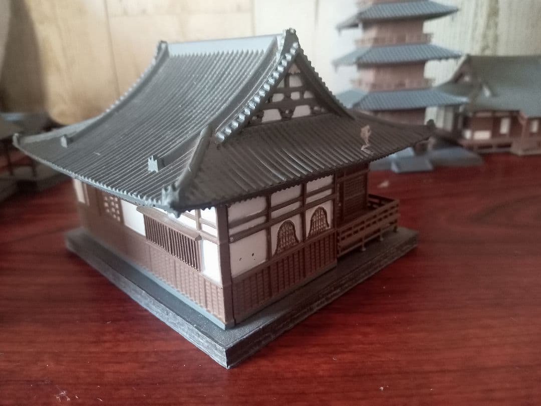 鉄道模型　ジオコレ　五重の塔・神社他