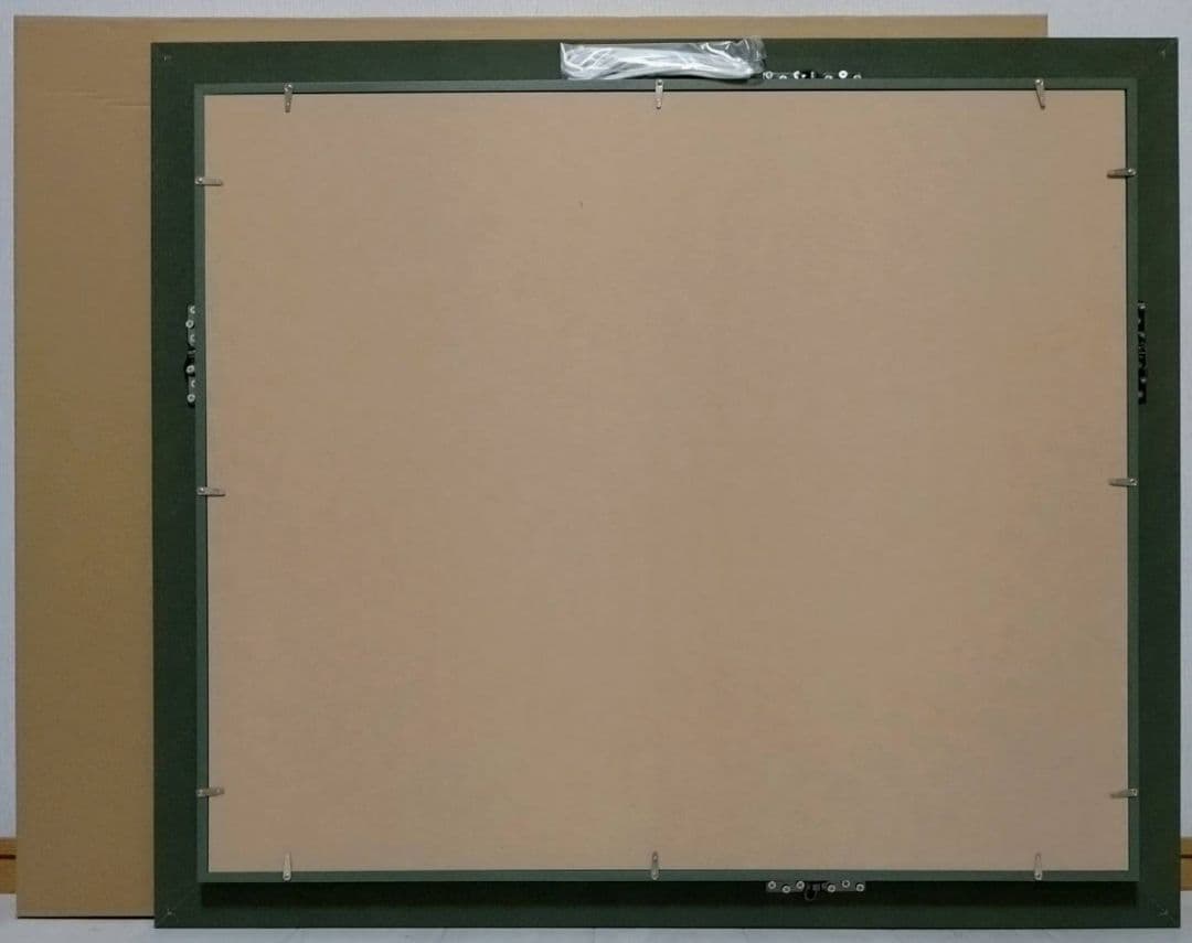 【F20号】千住博【ウォーターフォール】手描き/表サイン・共シール有/岩彩/油彩