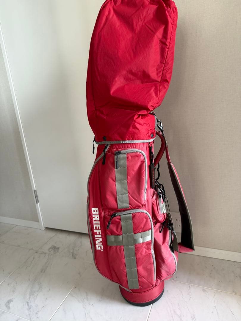 BRIEFING ブリーフィング キャディーバッグ　レッド