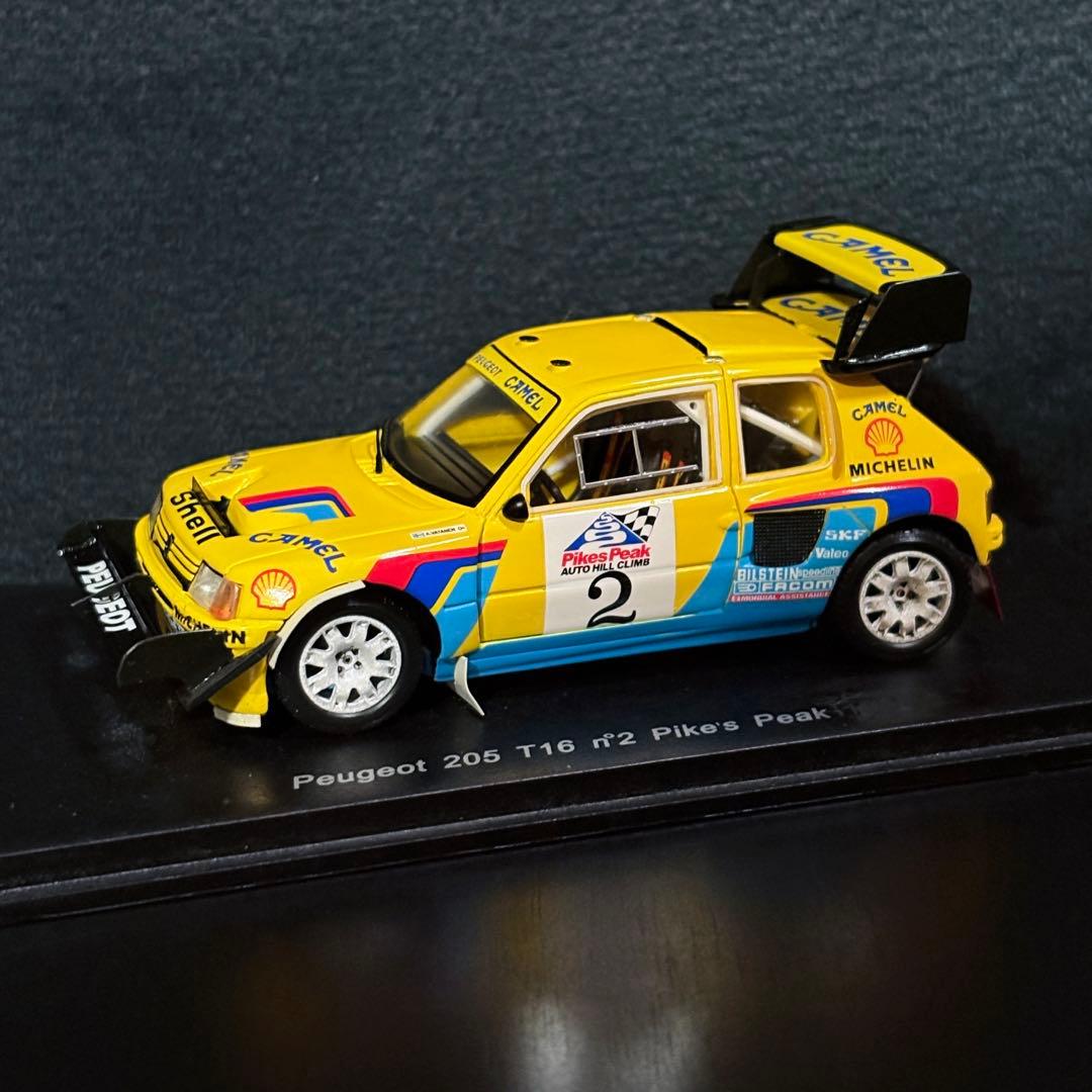 デカール加工品 1/43 Spark プジョー 205 T16 パイクスピーク