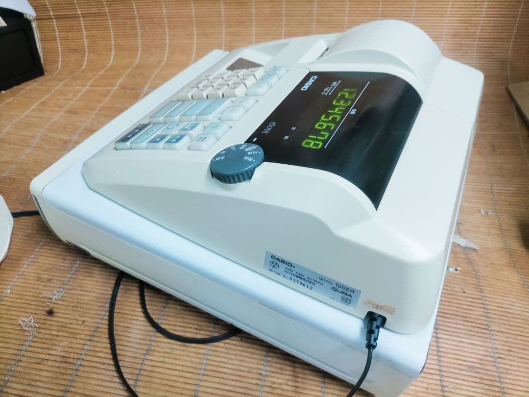 カシオレジスター　100ER　簡単便利特殊　送料込　207000