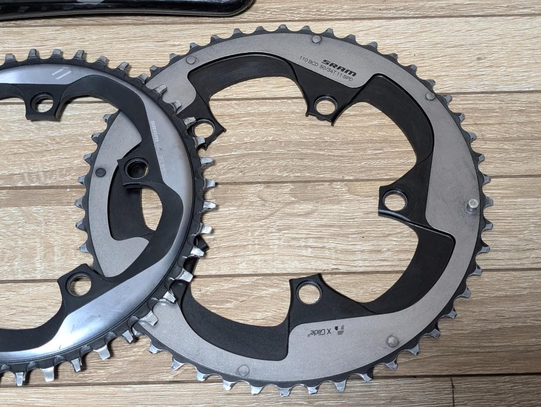 SRAM RED クランク 172.5㎜ BB2種 チェーンリング5枚