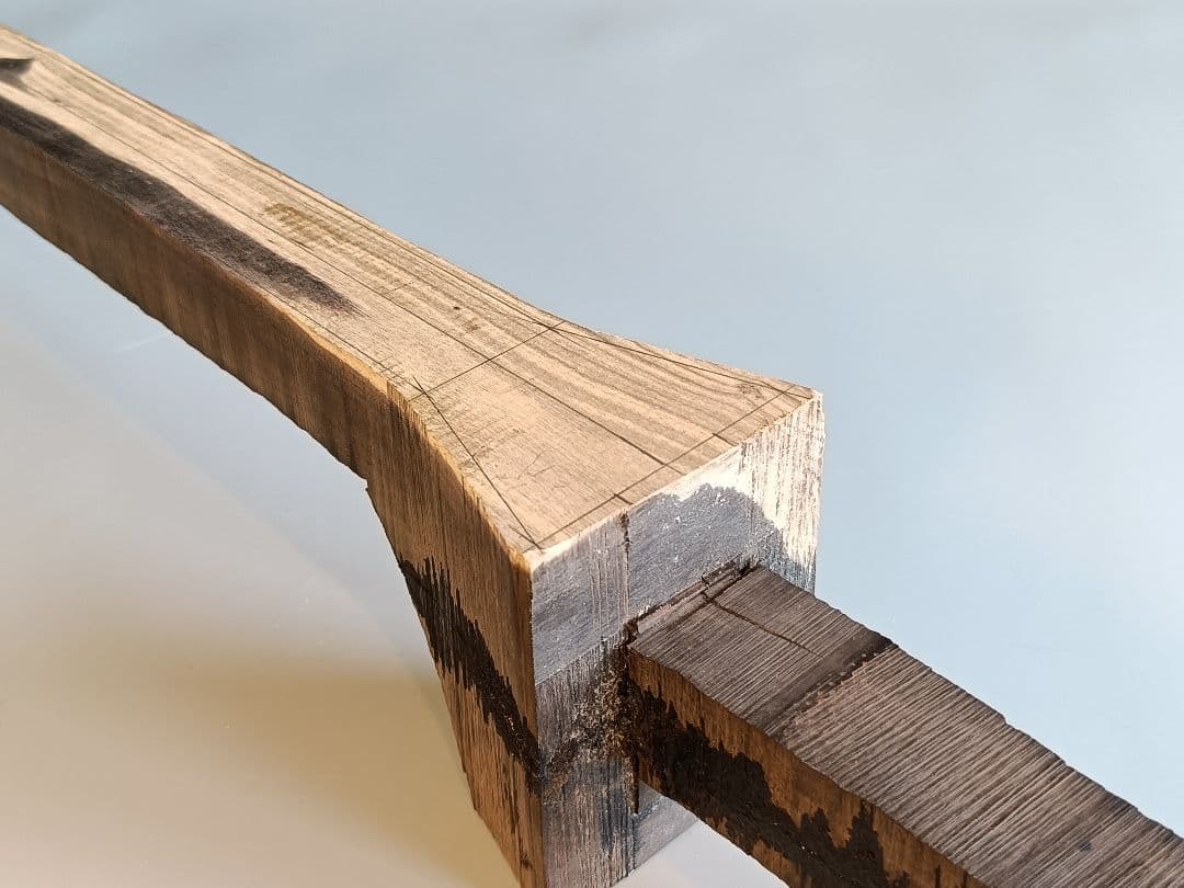 希少 沖縄三線用 棹材 沖縄本島今帰仁産黒木原木令和6年7月木取り済 その2