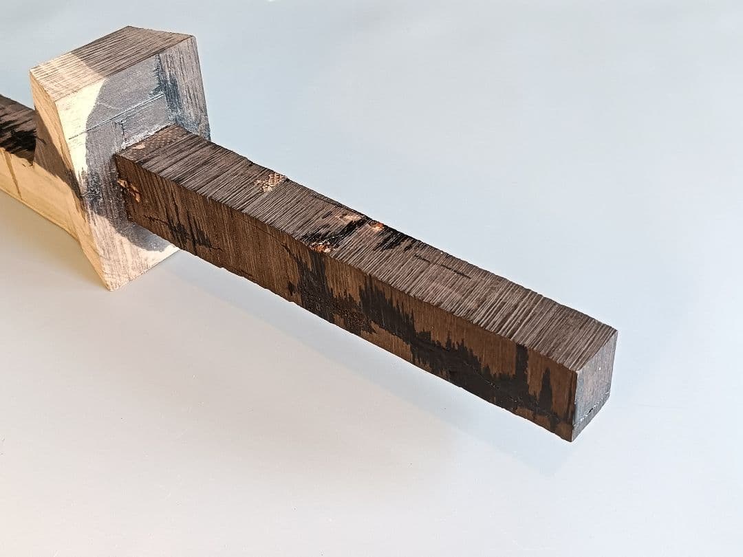 希少 沖縄三線用 棹材 沖縄本島今帰仁産黒木原木令和6年7月木取り済 その2