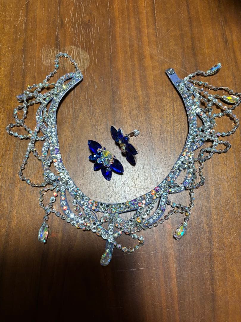 社交ダンスドレス　スタンダード　ブルーグレー