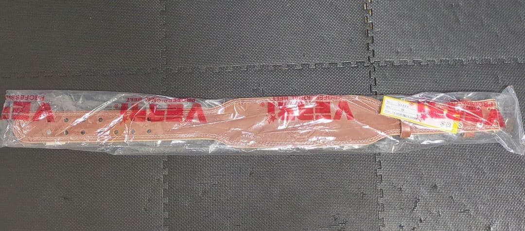 ゴールドジム　プロレザーベルト　Mサイズ