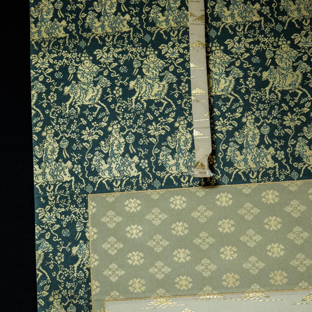 掛軸-1461　国井幸雪　菅公御真影　共箱　二重箱