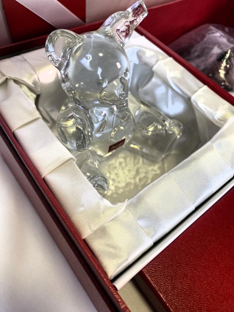 シュタイフ × バカラ クリスタルペンダント テディベア 限定1,000体