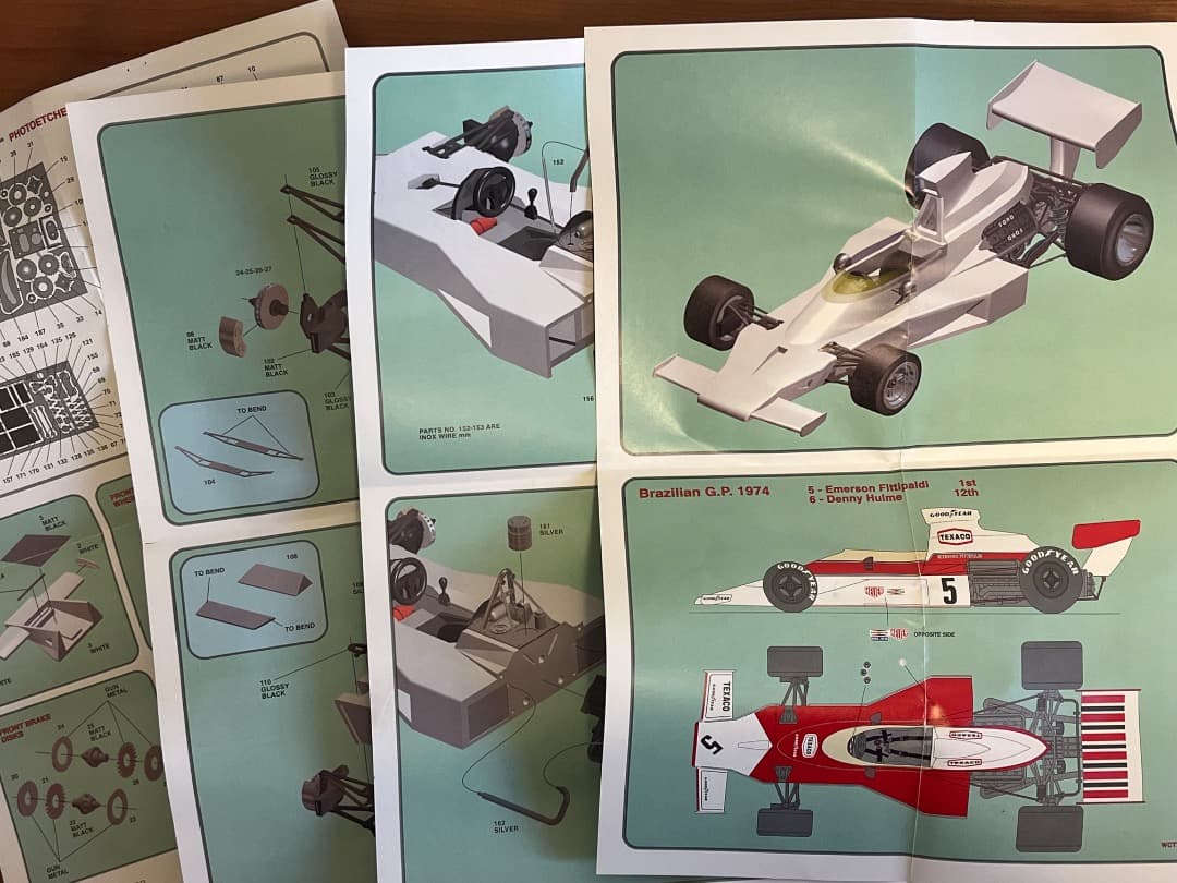 タメオTAMEO 1/43キットWCT74 MCLAREN FORD 1974