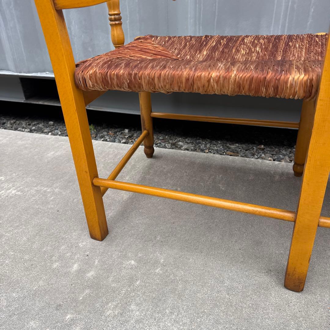 フランスアンティーク ダブルベンチ フレンチシャビー ヴィンテージ ブナ材