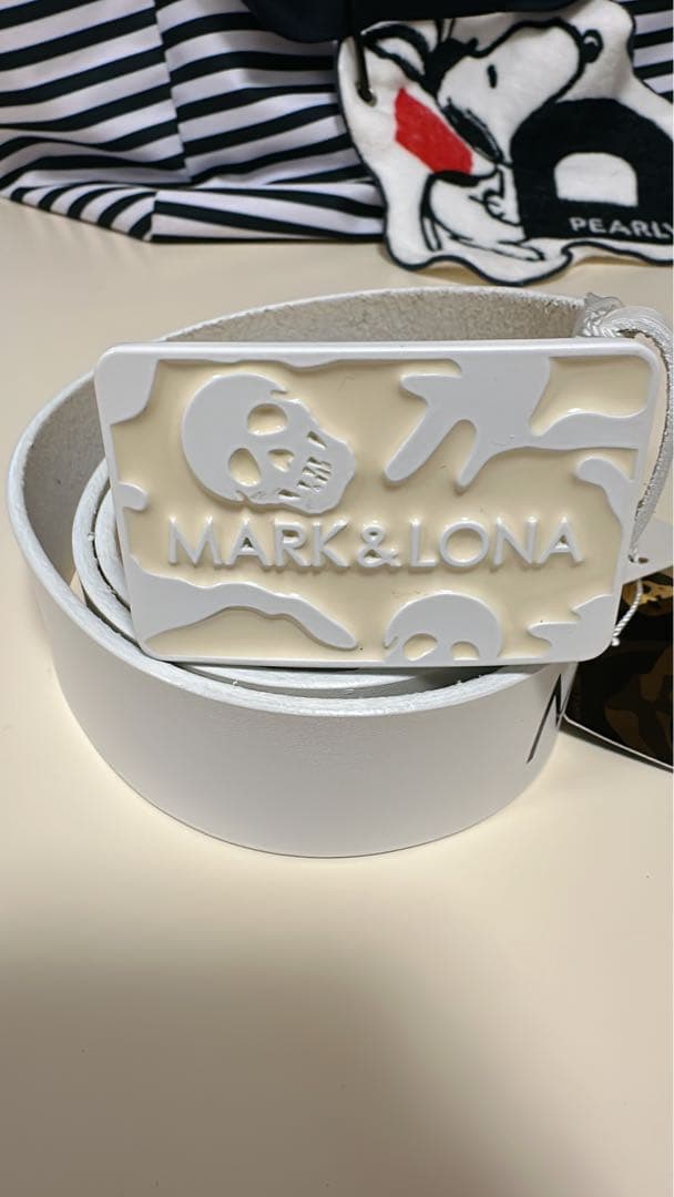 新品未使用❤️MARK&LONA ホワイトベルト