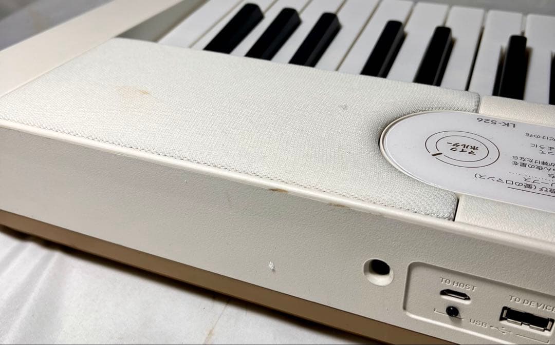 ② 2021年製　CASIO カシオ 光ナビゲーション キーボード LK-526