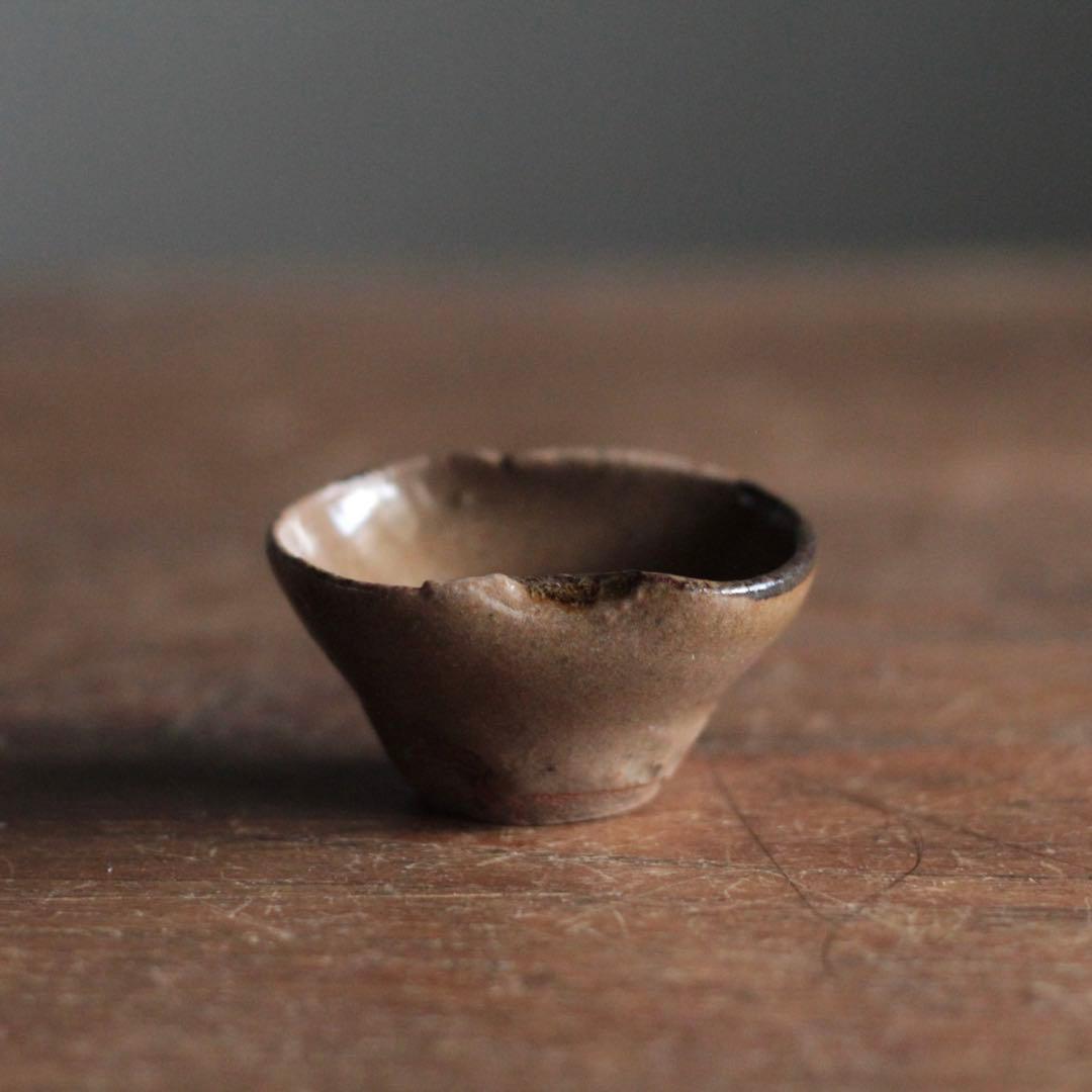 京唐津 ぐい呑み 盃 幕末〜明治 絵唐津 古美術 古道具 アンティーク