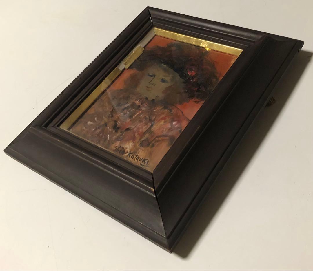 ⬛️ 稀少！　貴重！　レア！⬛️ 片岡真太郎　「少女」！⬛️ 個展 当時もの！⬛️