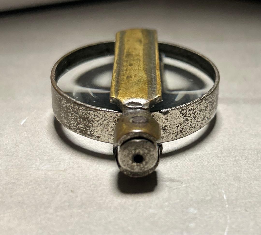 アンティーク コンパクト虫眼鏡