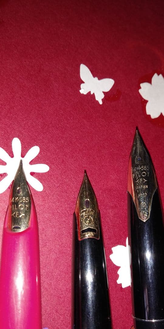 14K ペン先　万年筆3本
