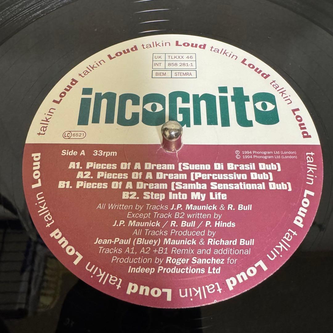incognito / Pieces Of a Dream サンバリミックス