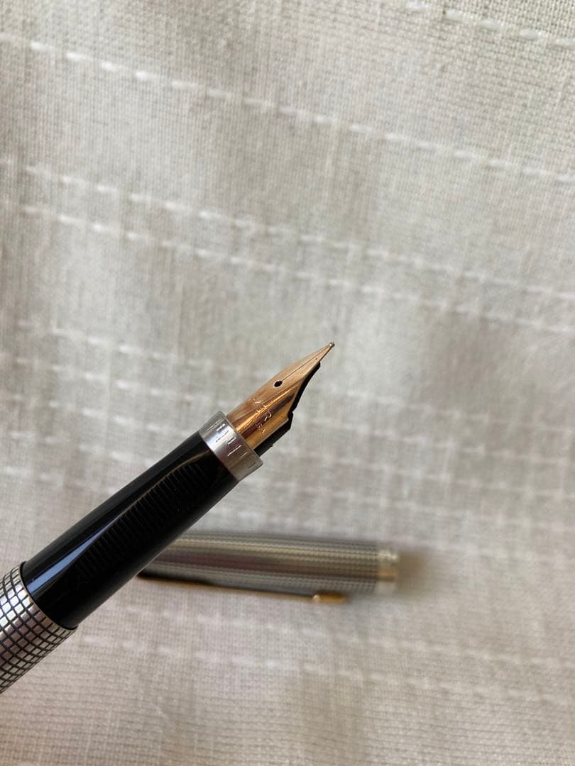 日曜21時まで！パーカー75 万年筆 極細　ボールペン