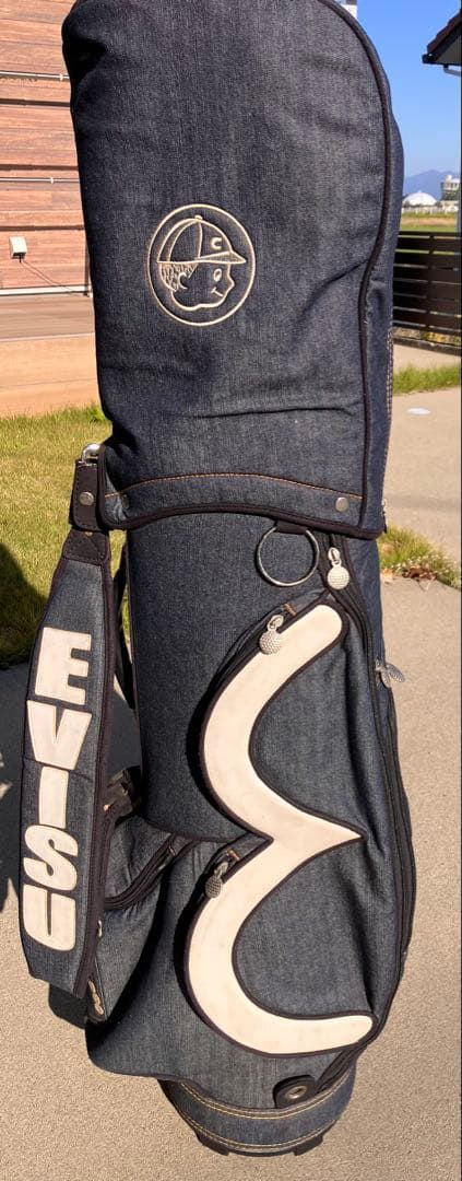 【売り切り】EVISU／エヴィスゴルフキャディーバック