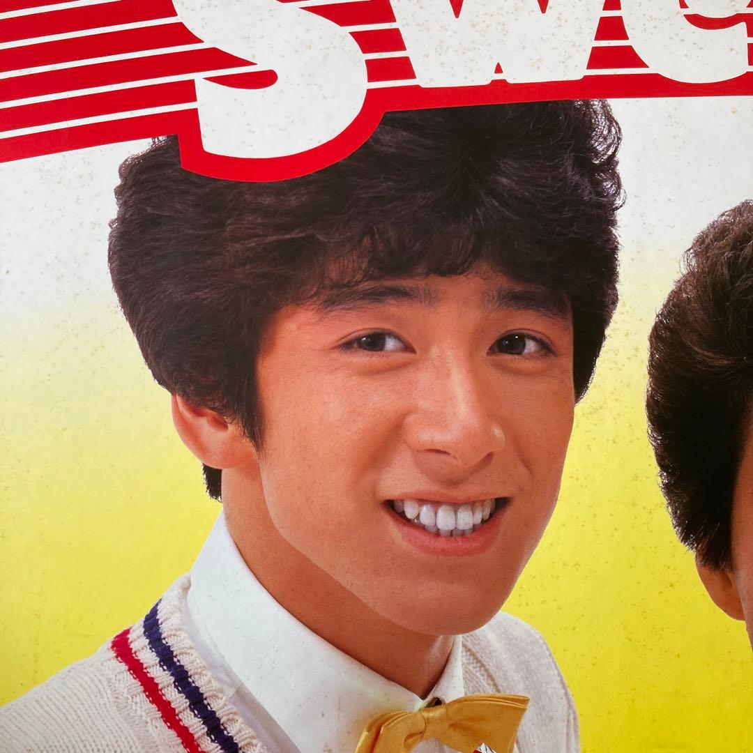 超希少　少年隊　明治Delaチョコレート　特大看板　横85cm