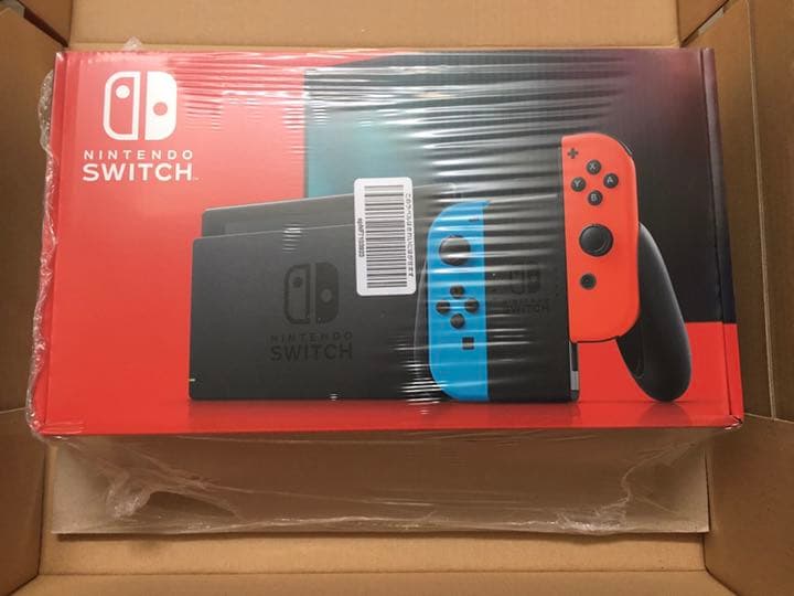 【新品未開封】④ニンテンドースイッチ新型本体Joy-Conネオン+最新人気ソフト