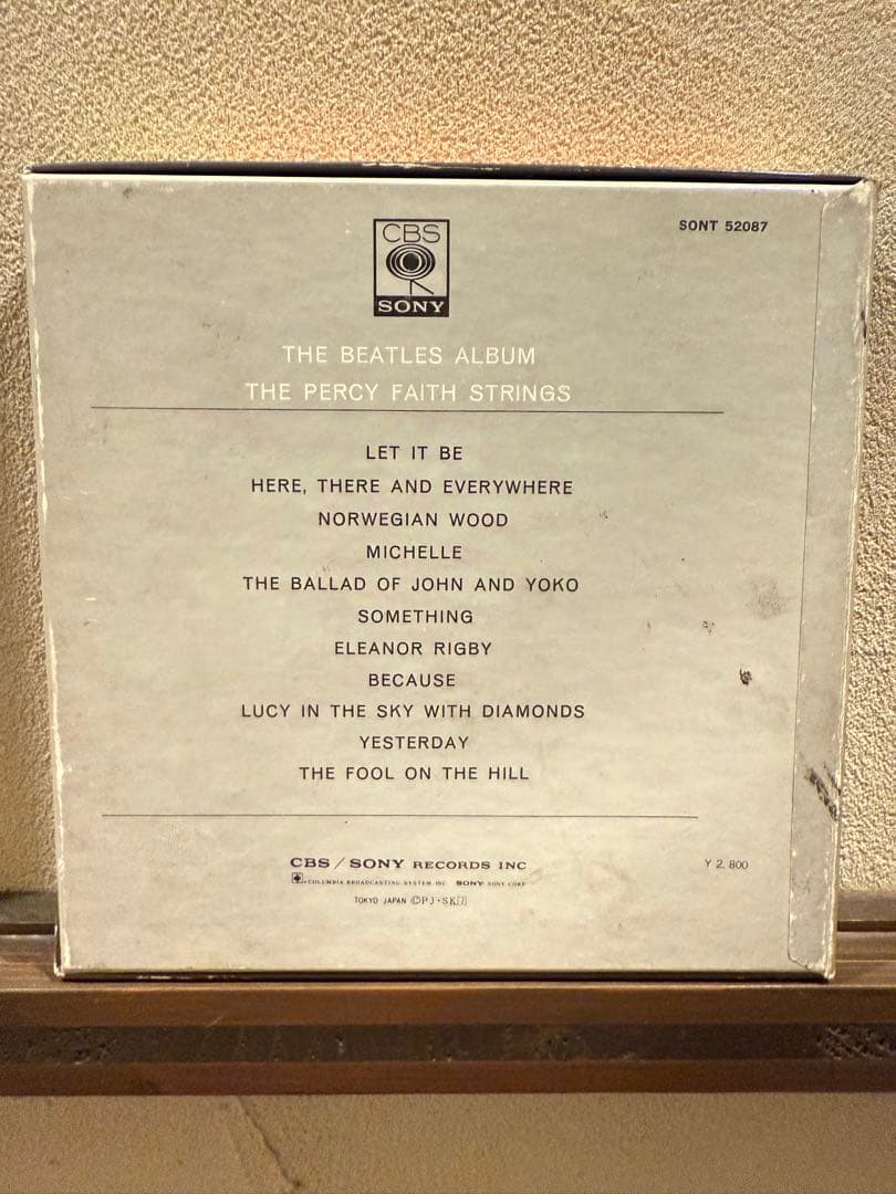 オープンリール　テープ　パーシー　フェイス　ストリングス　ビートルズ