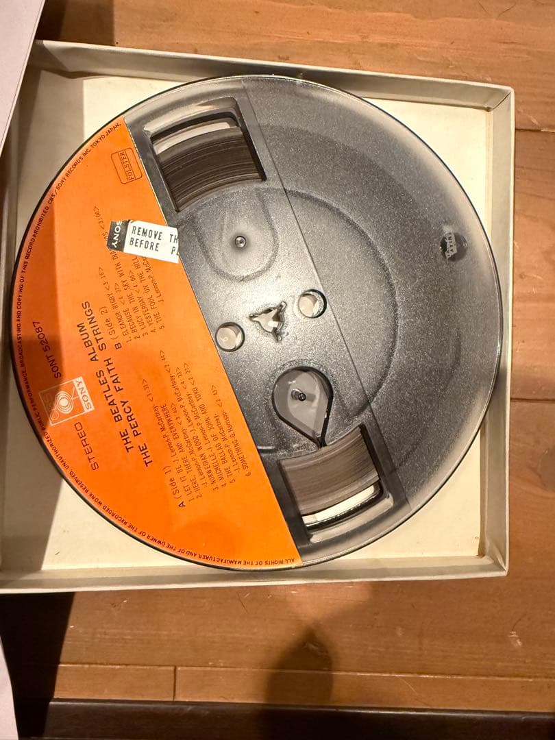 オープンリール　テープ　パーシー　フェイス　ストリングス　ビートルズ