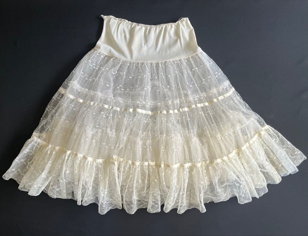 アンティークヴィンテージレースペチコートスカート ドレスマネキントルソー