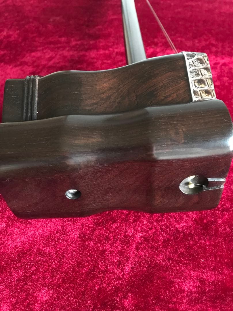 格安二胡★上級黒檀★古月琴坊・黄建洪製作★十年保証★必需品セット★100％評価