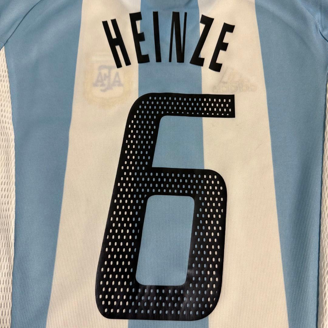 正規品 アディダス アルゼンチン代表 2002 HEINZE選手 ユニフォーム