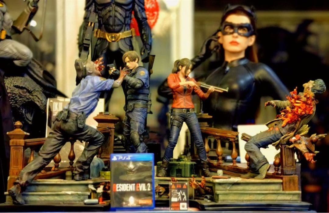 バイオハザード レオン 1/4 ガレージキット ガレキ スタチュー①