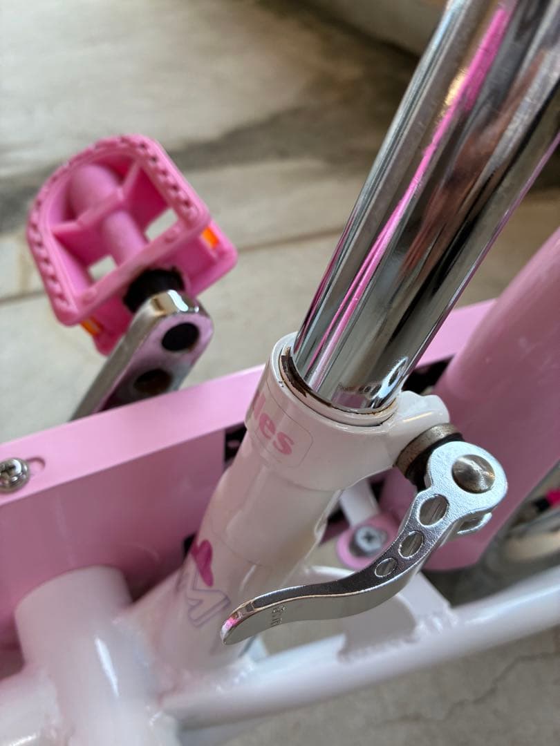 【引取限定】 16インチ　ミニーマウスポルカドット　子供用自転車