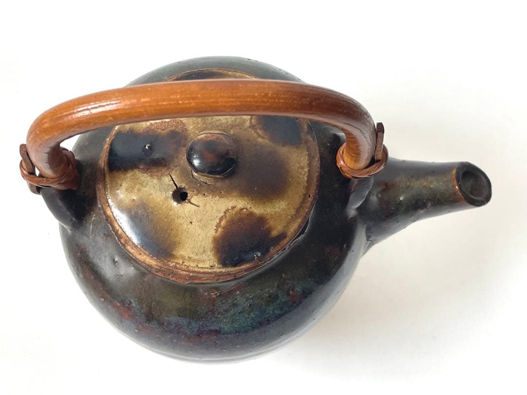 陶芸家　人間国宝　金城次郎　土瓶　急須　水注　沖縄　やちむん　壺屋焼　琉球　陶芸