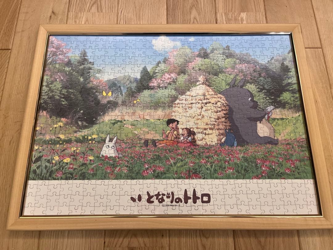となりのトトロ ジグソーパズル 木製フレーム 完成品 500ピース