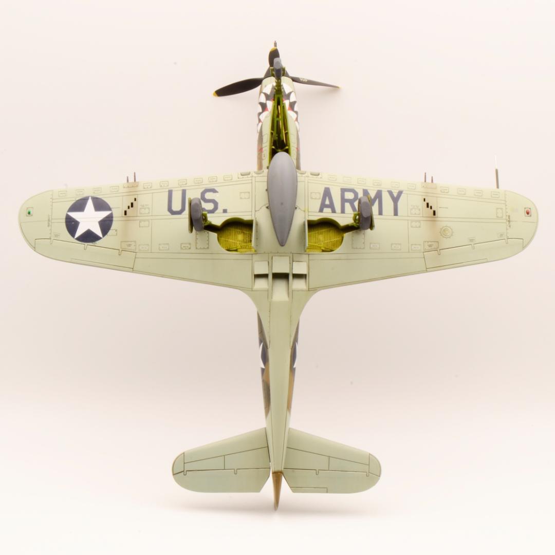 ムスタングです。1/48 P400 P51 2機セット(プラモ 完成品)