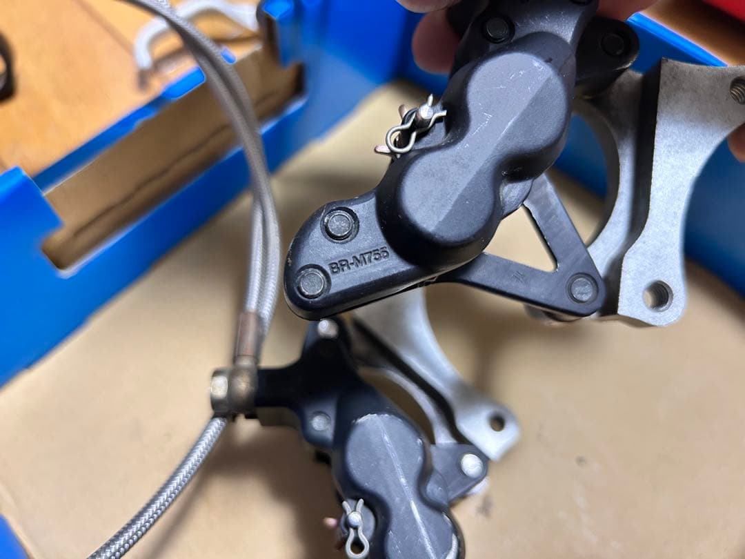 Shimano XT M755油圧ブレーキセット　初期モデル