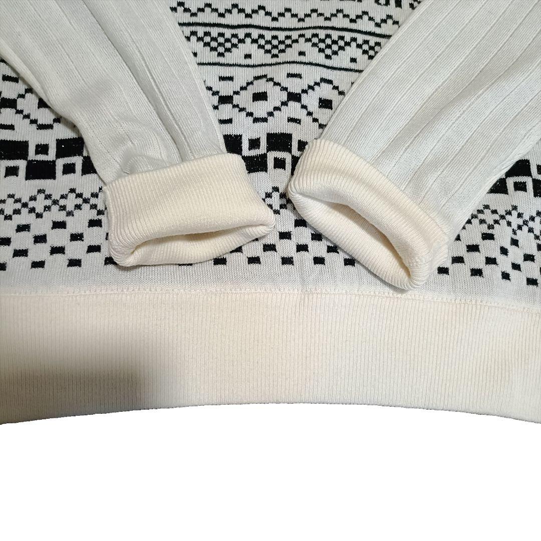 極美品☆23区 ゴルフウェア ニット フェアアイル柄 フェアアイル柄