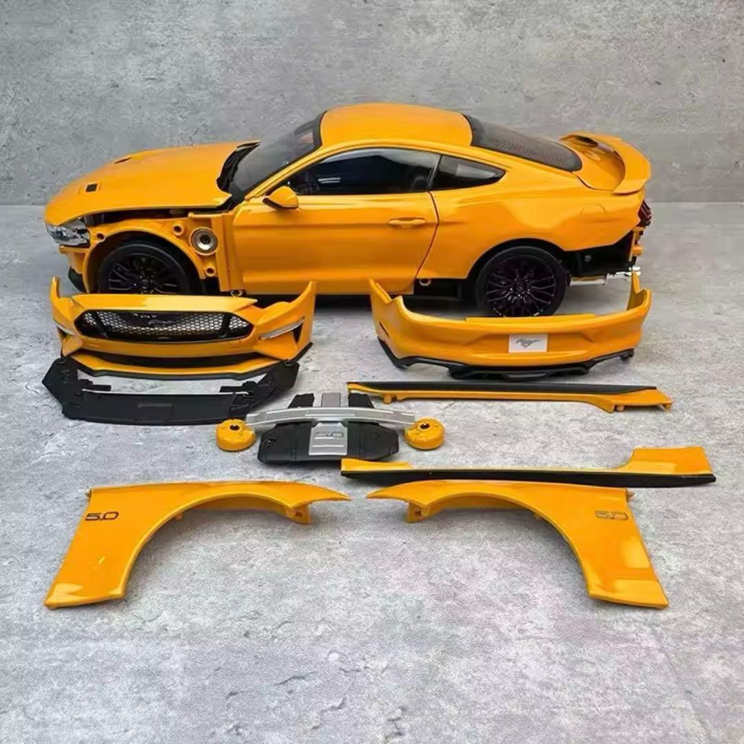 1:18 マスタング GT ワイドボディ改造キット シミュレーション合金車モデル
