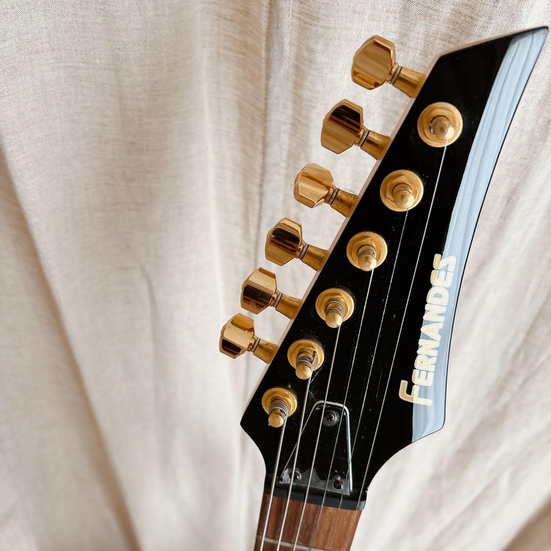 FERNANDES FA-10 エレキギター アーム付 説明書・ストラップ付