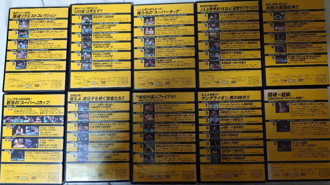 燃えろ新日本プロレス　全巻　DVD